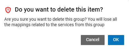 Waring delete API config